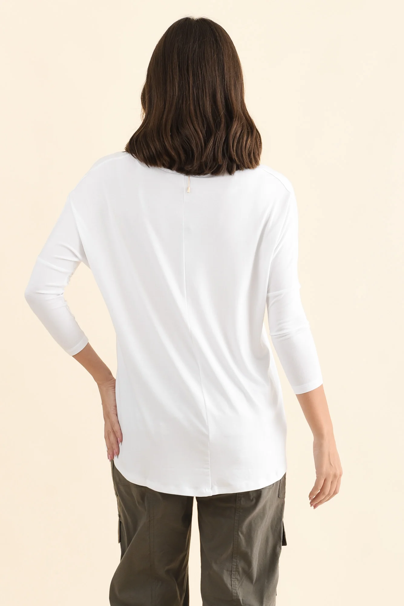 Prado White Batwing Top - Image 4