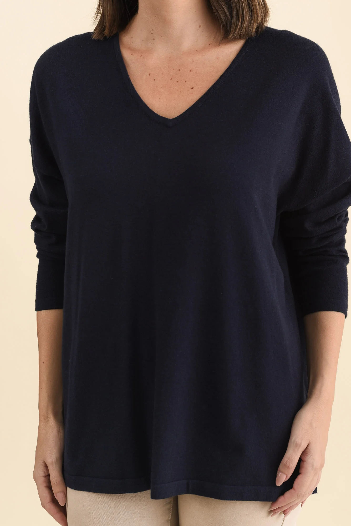 Ronnie Navy Knit Jumper - Image 6