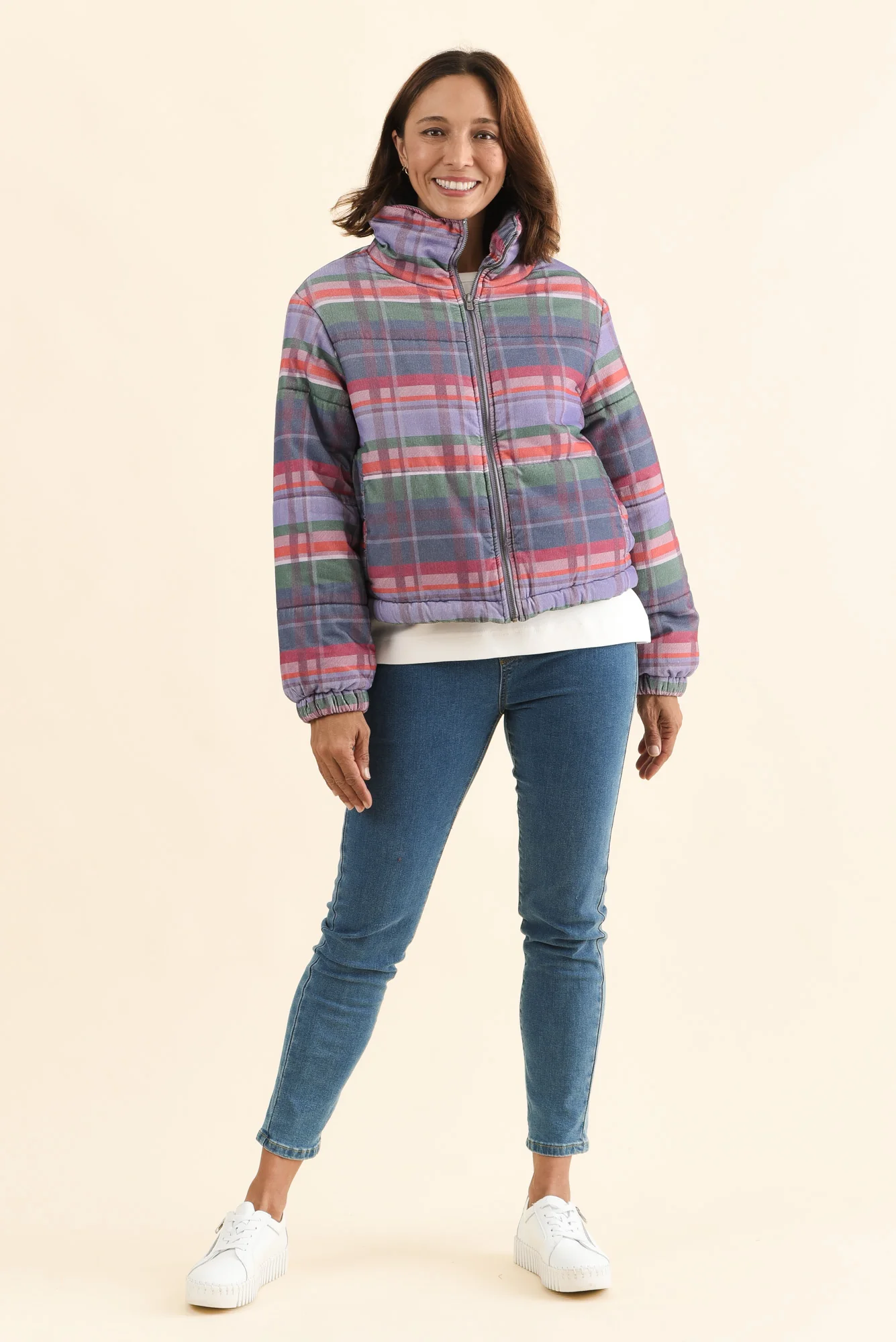 Samwise Blue Check Corduroy Jacket - Image 6
