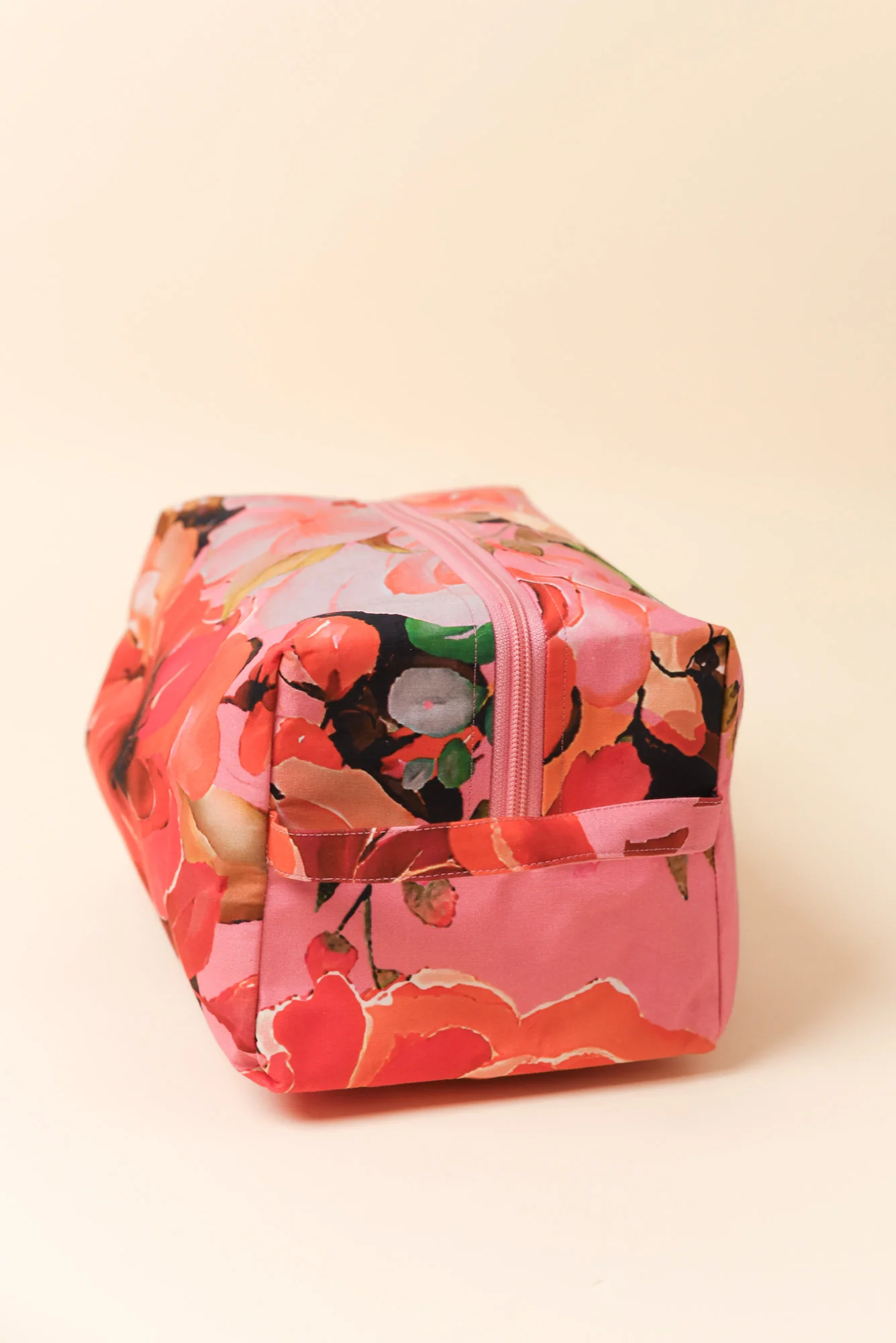 Selva Pink Rose Cotton Toiletry Bag - Image 2