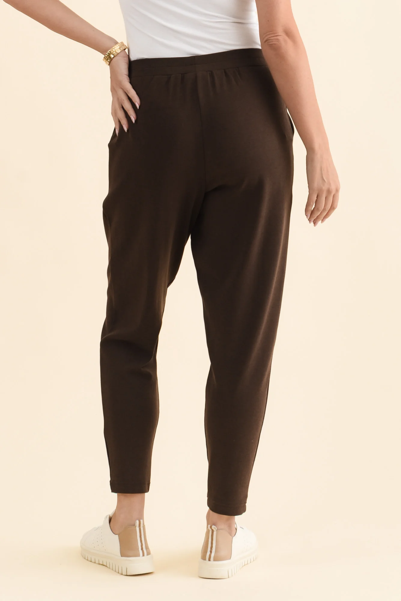 SuedeLuxe Chocolate Pocket Pants - Image 6