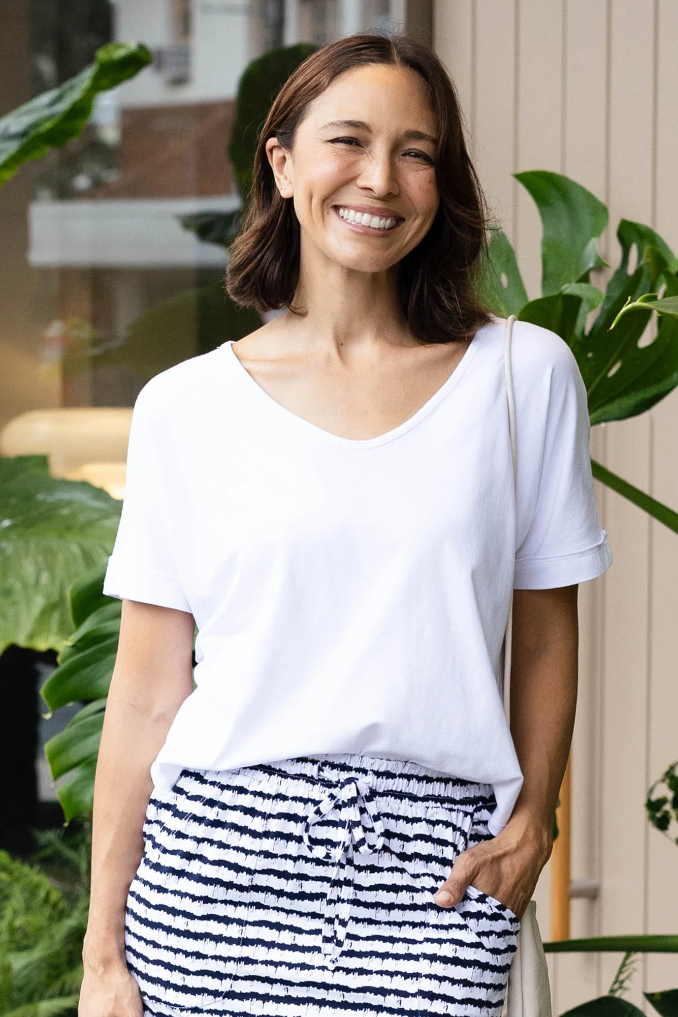 Toronto White Cotton Tee