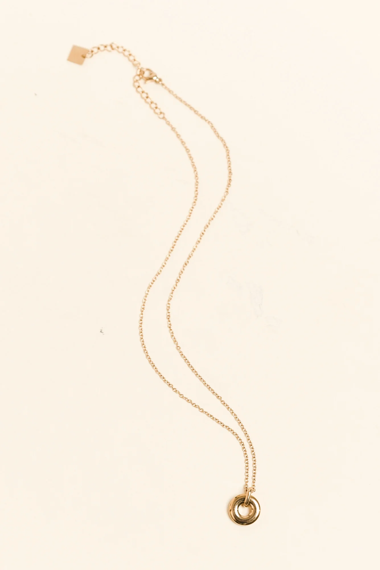 Valette Gold Plated Pendant Necklace