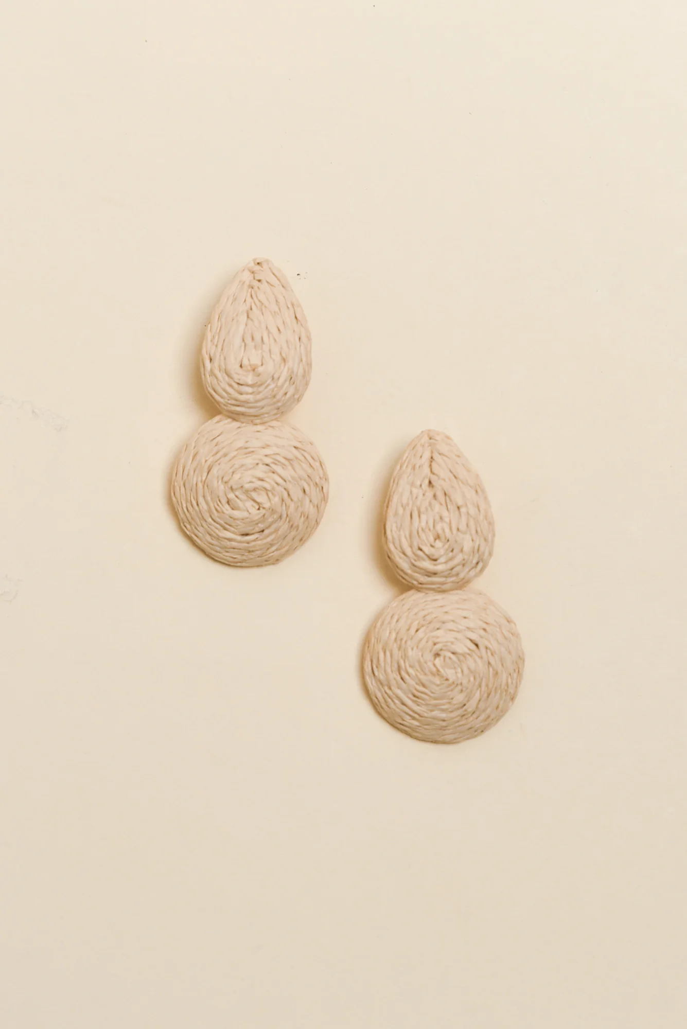 Wendy Natural Woven Drop Earrings