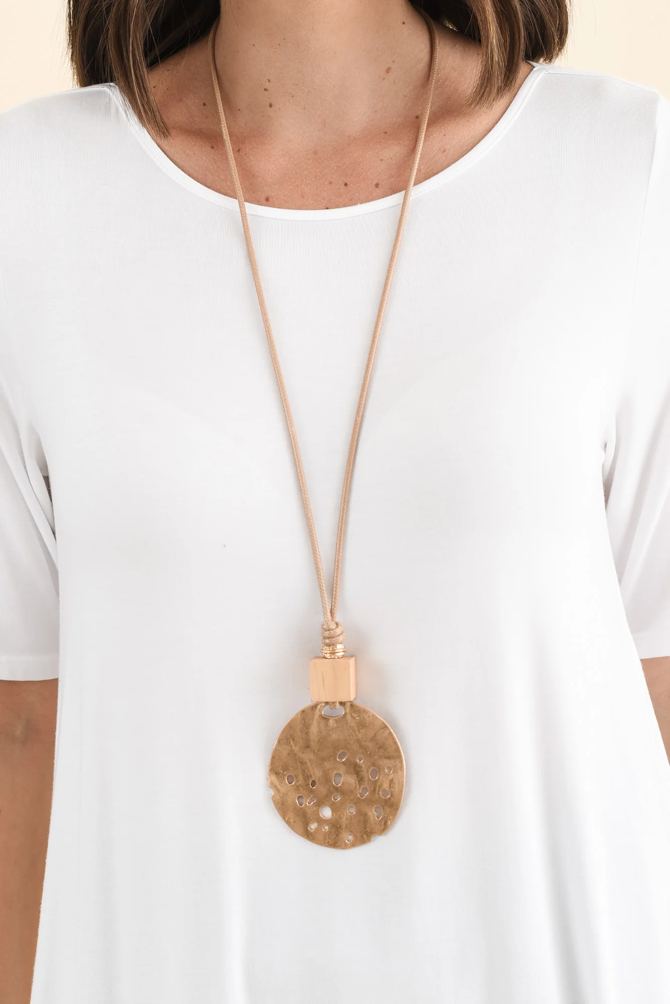 Buttery White Half Sleeve Tee - Image 5