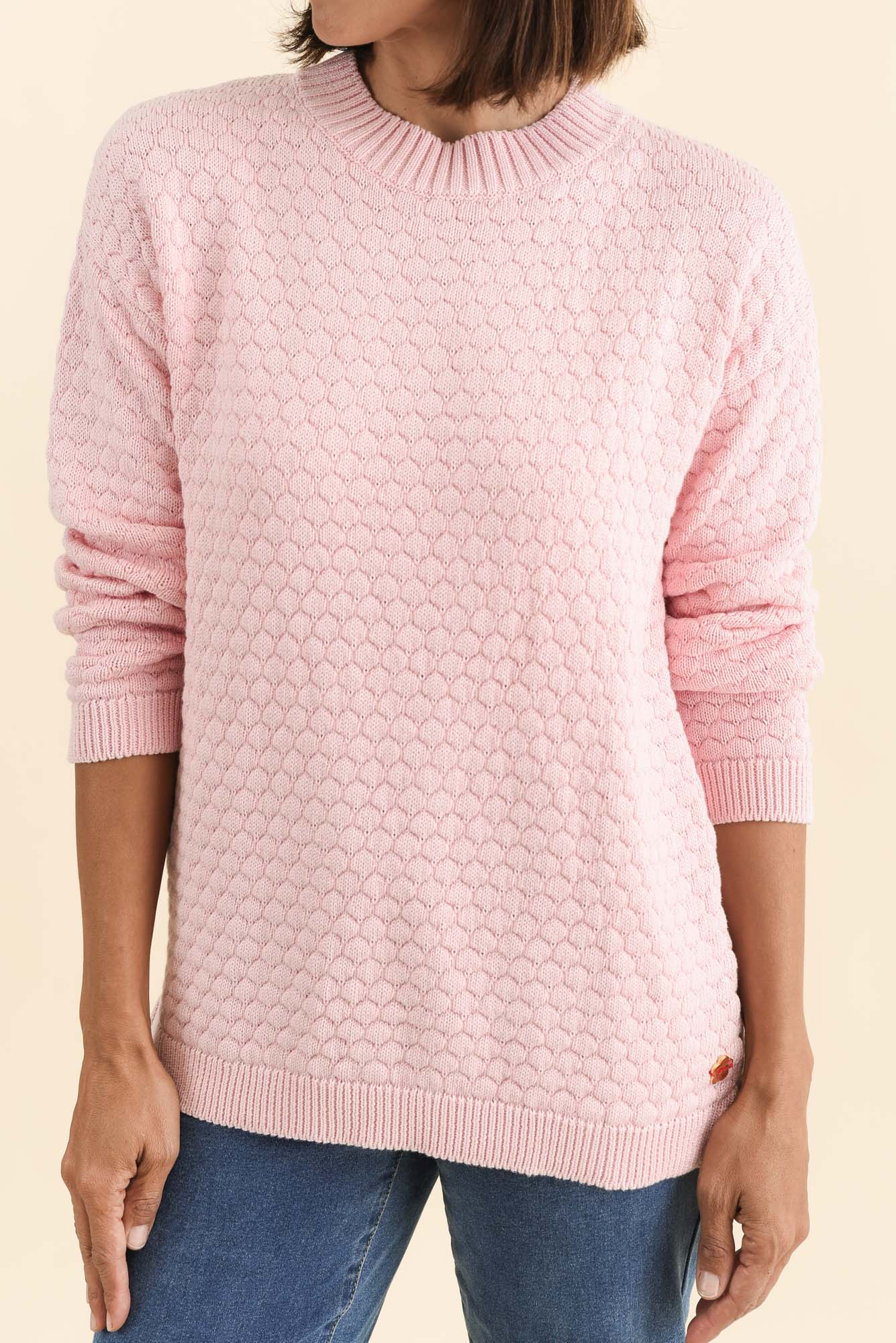 Yanny Blush Organic Cotton Knit Jumper - Image 6
